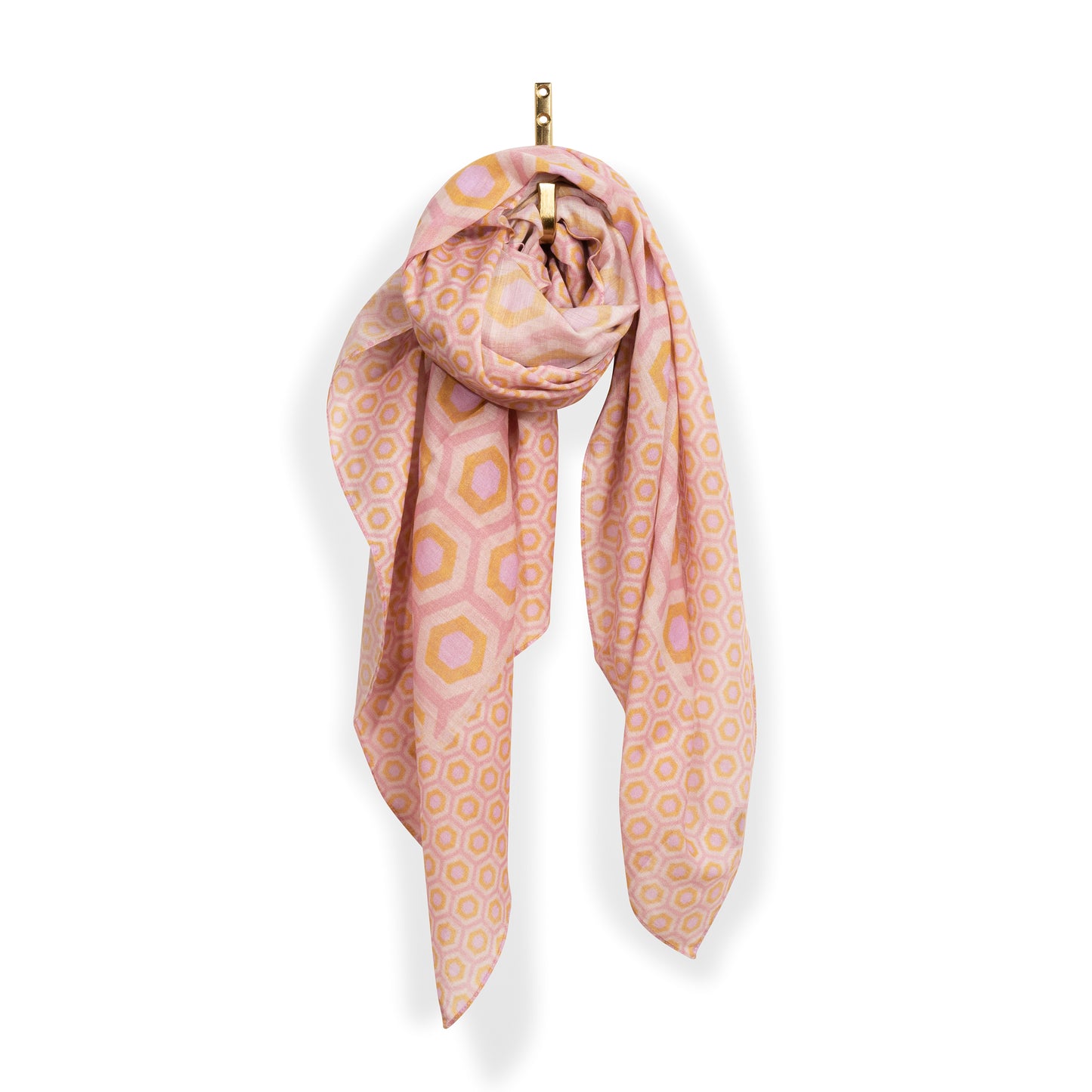 Honeycomb Scarf - Pink