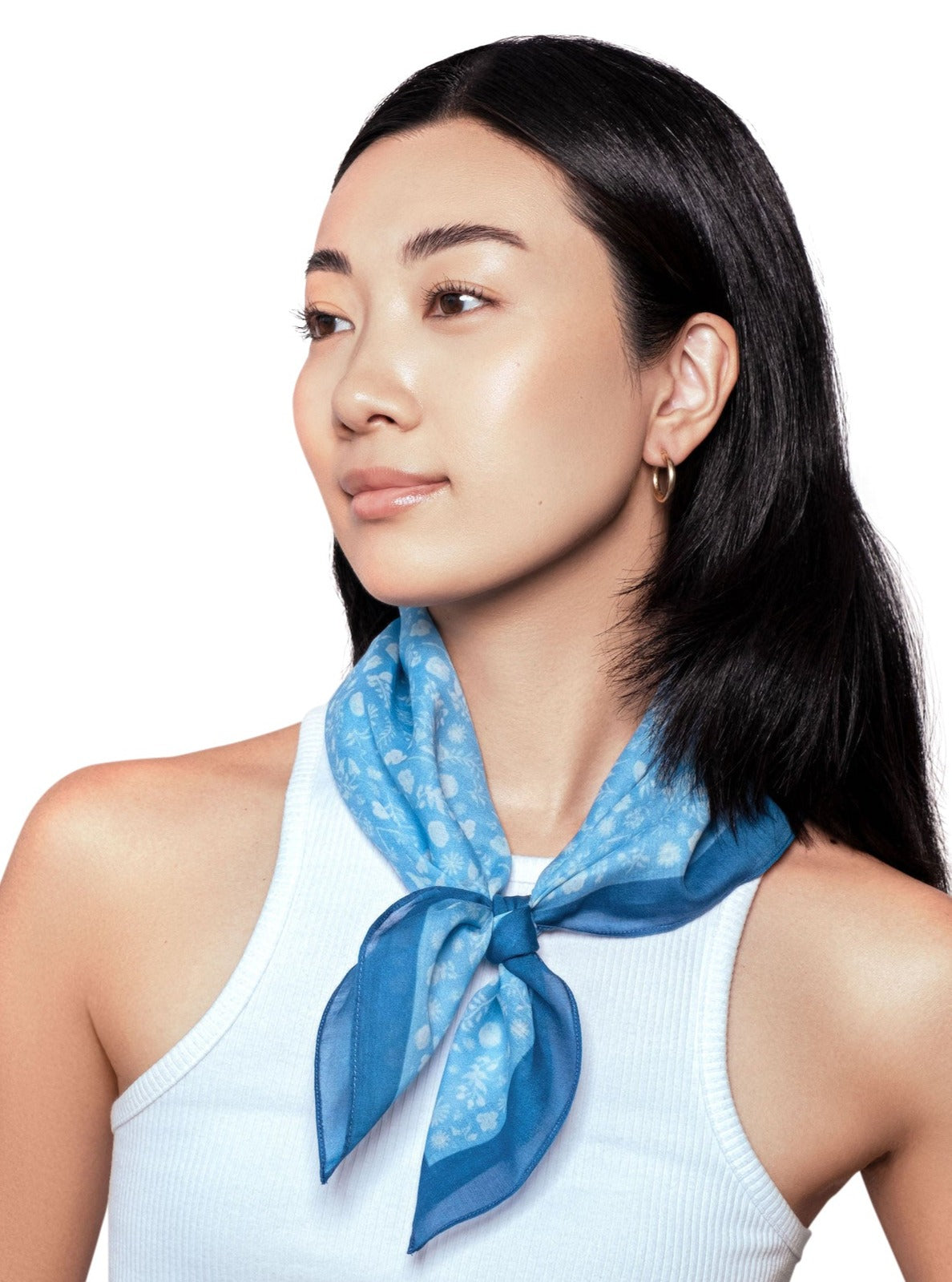 Bee Food Bandana - Blue (Made-To-Order)