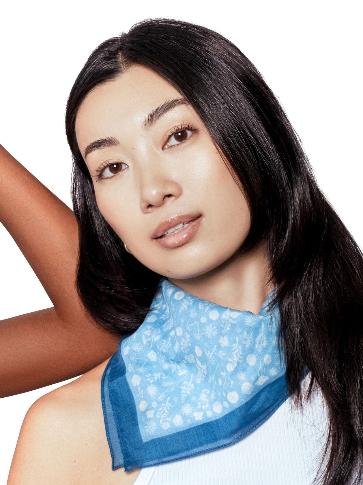Bee Food Bandana - Blue (Made-To-Order)