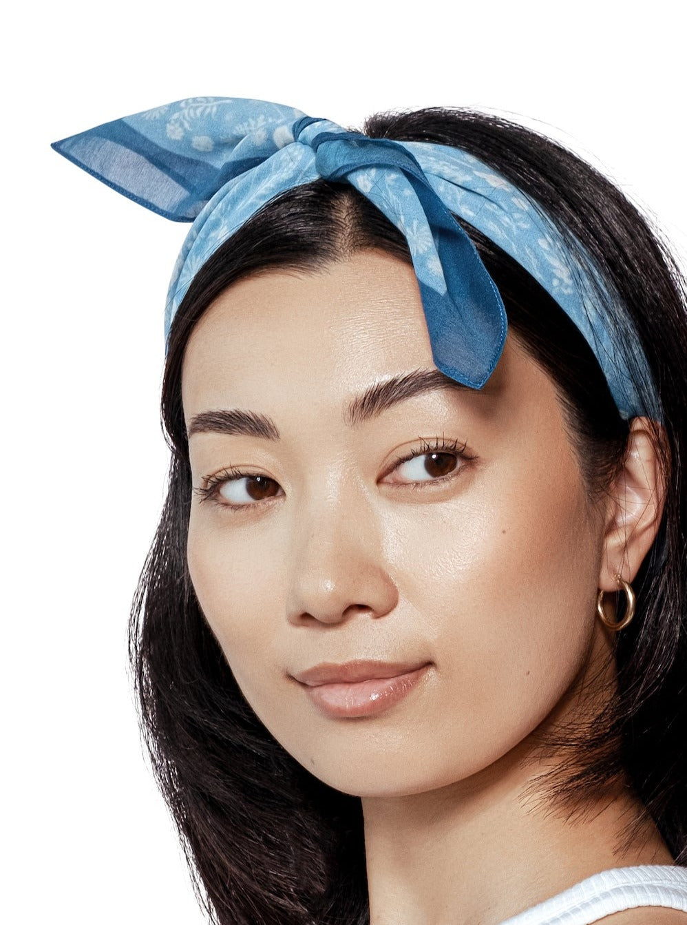 Bee Food Bandana - Blue (Made-To-Order)