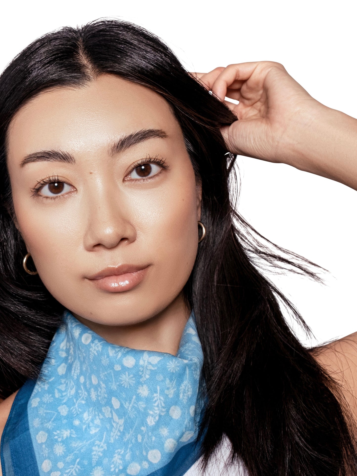 Bee Food Bandana - Blue (Made-To-Order)