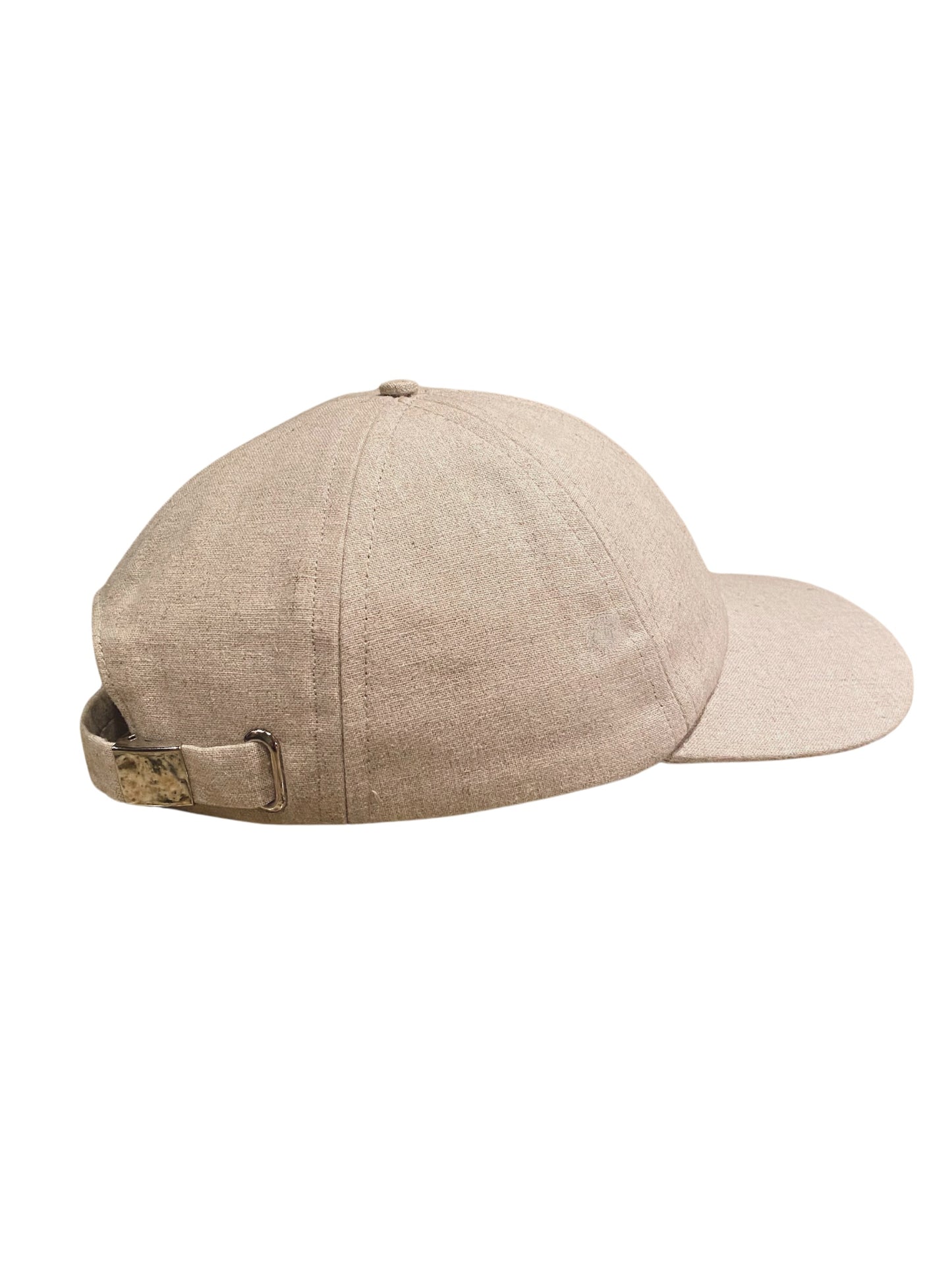 Linen/Cotton Cap - Oatmeal