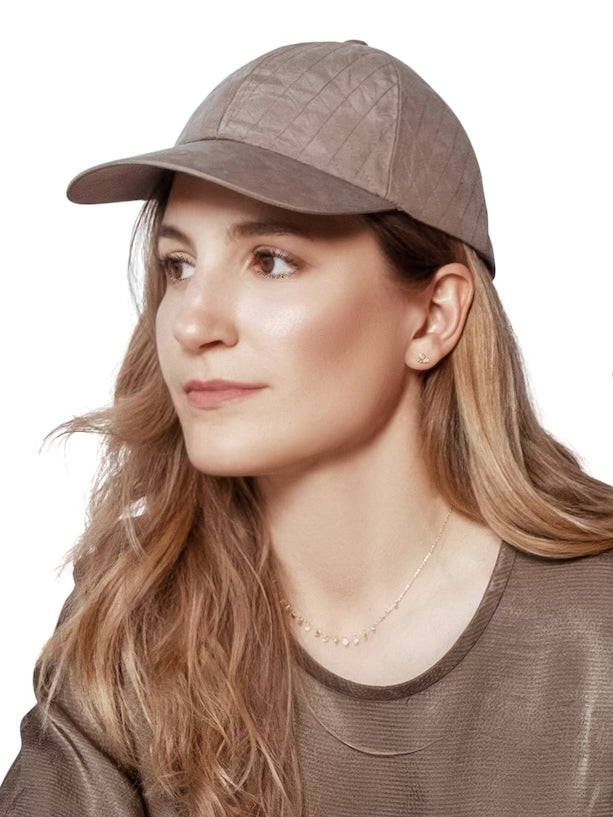 Quilted Cupro Cap - Sage