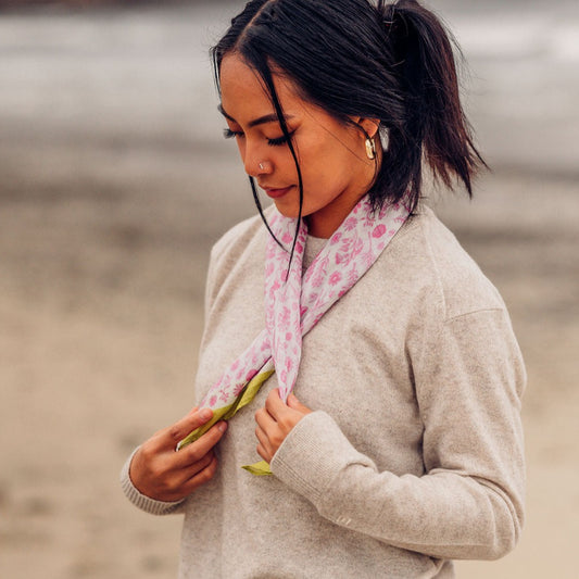 Bee's Favorite Food Bandana - Pink