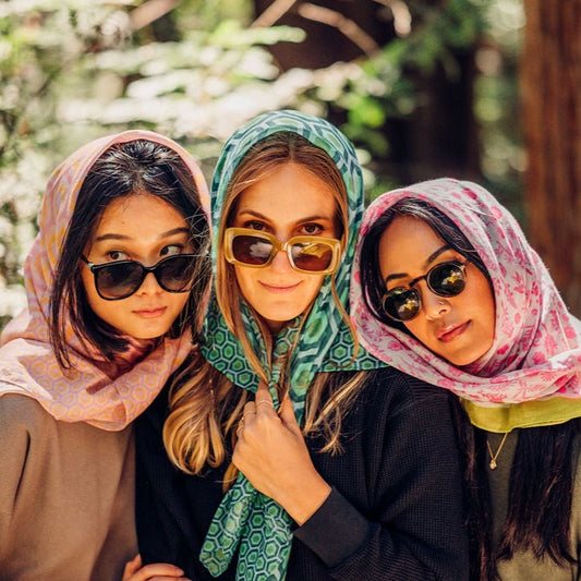 Bee's Favorite Food Scarf - Pink