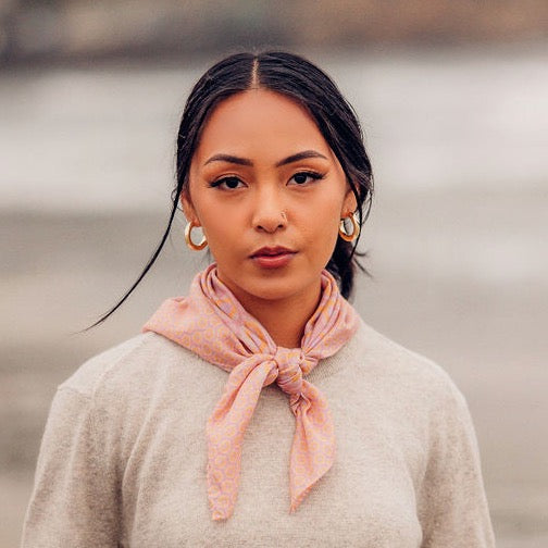 Honeycomb Bandana - Pink